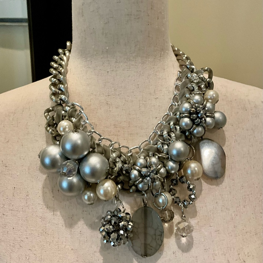 Silver Statement Necklace
